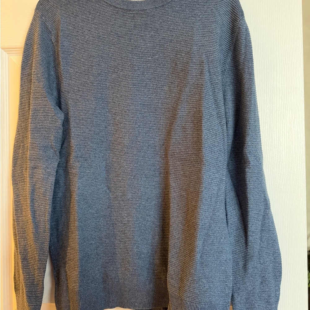 Bench Men's Heather Blue Crewneck Sweater